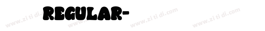 华文报隶 Regular字体转换